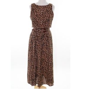 Molly Malloy 10 Dress Sleeveless Animal Print